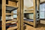 Upper level bunk room